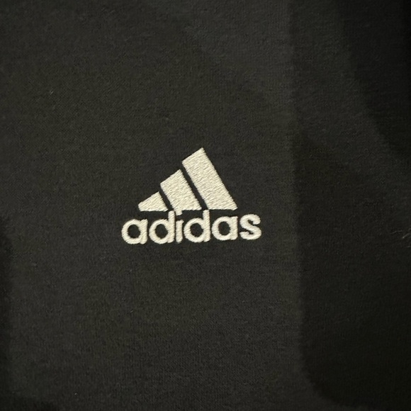 ADIDAS Boys Essentials 3-Stripes Fleece Crew-neck Sweatshirt, embroidered logo - Picture 7 of 9